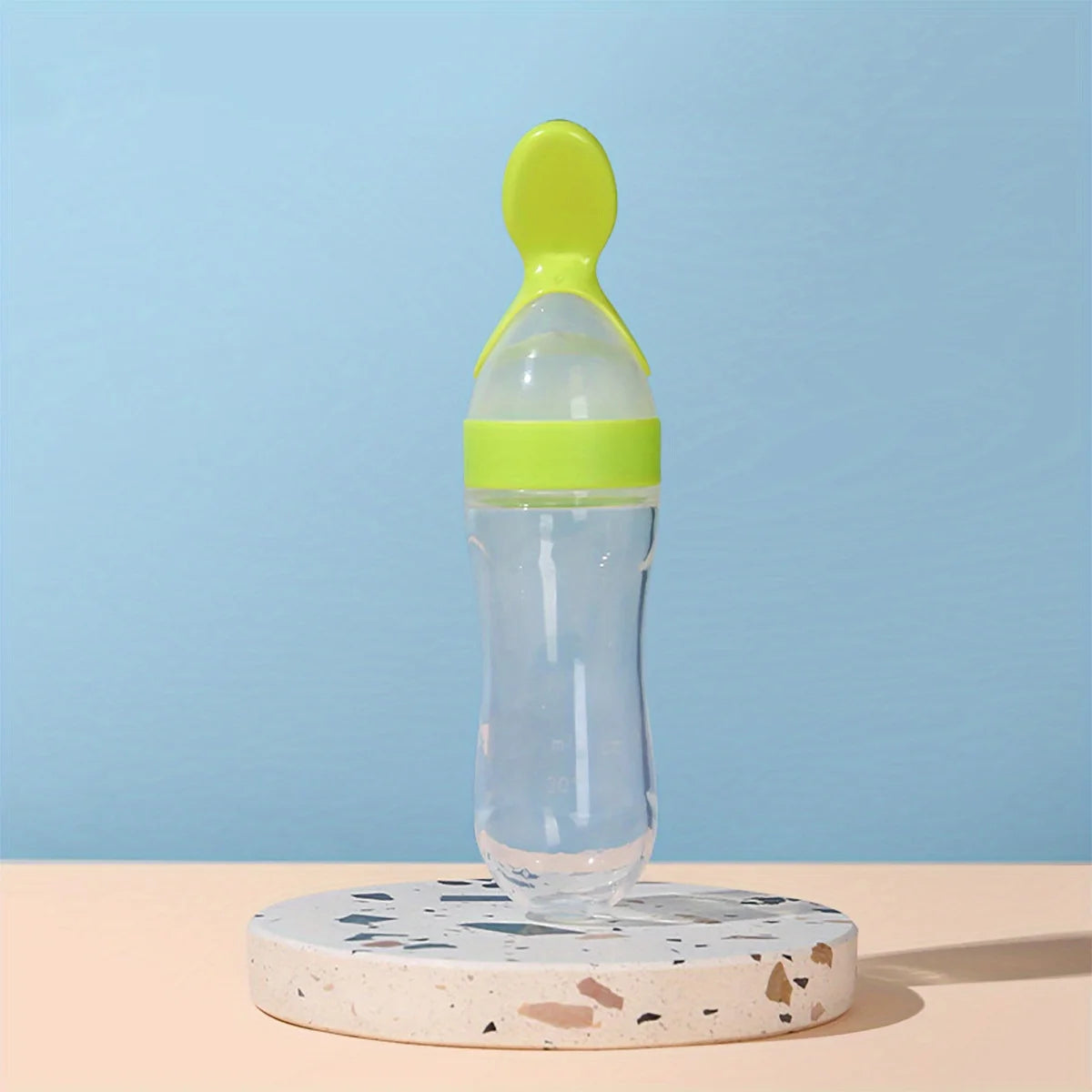 Alimentador de Silicone para Bebê 90ml – Colher Dosadora para Papinhas e Frutinhas
