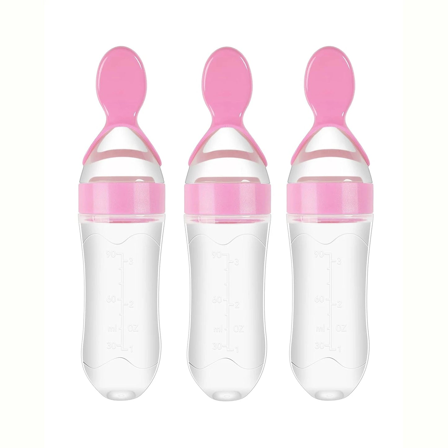 Alimentador de Silicone para Bebê 90ml – Colher Dosadora para Papinhas e Frutinhas